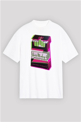 Arctic Monkeys August Seventh Beyaz Oversize Tişört Oversize T-shirt - TişörtFabrikası