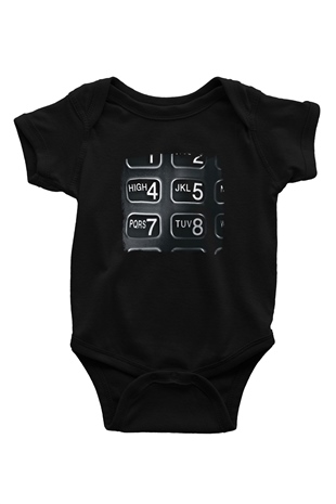 Arctic Monkeys Baskılı Unisex Siyah Bebek Body - Zıbın