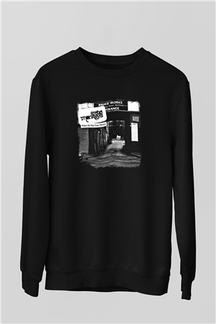 Arctic Monkeys Baskılı Unisex Siyah Sweatshirt