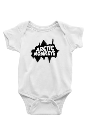 Arctic Monkeys Beyaz Bebek Body - Zıbın
