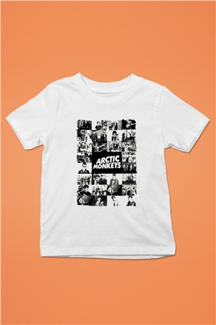 Arctic Monkeys Beyaz Unisex Çocuk Tişört