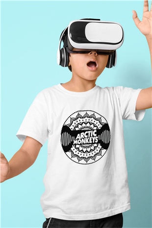 Arctic Monkeys Beyaz Unisex Çocuk Tişört