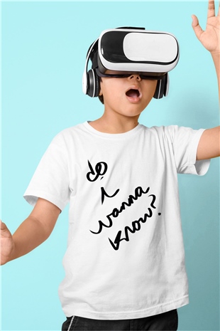 Arctic Monkeys Beyaz Unisex Çocuk Tişört