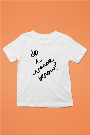 Arctic Monkeys Beyaz Unisex Çocuk Tişört