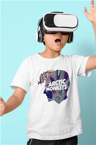Arctic Monkeys Beyaz Unisex Çocuk Tişört