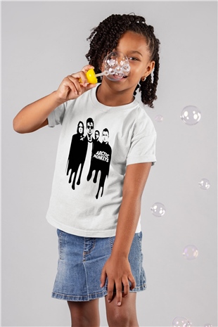 Arctic Monkeys Beyaz Unisex Çocuk Tişört