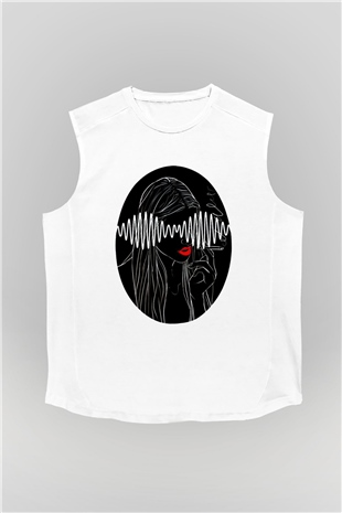 Arctic Monkeys Beyaz Unisex Kolsuz Tişört