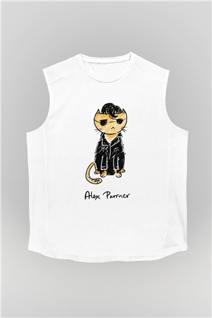 Arctic Monkeys Beyaz Unisex Kolsuz Tişört
