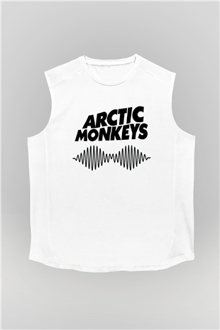 Arctic Monkeys Beyaz Unisex Kolsuz Tişört