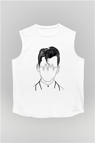 Arctic Monkeys Beyaz Unisex Kolsuz Tişört