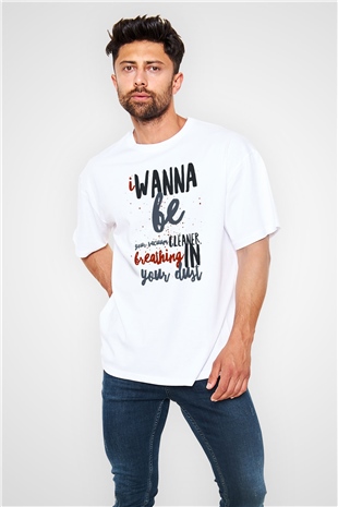 Arctic Monkeys Beyaz Oversize Tişört Oversize T-shirt - TişörtFabrikası