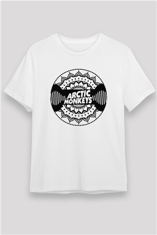 Arctic Monkeys Beyaz Unisex Tişört T-Shirt - TişörtFabrikası