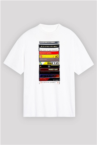 Arctic Monkeys  I Was Made To Break Your Heart Beyaz Oversize Tişört Oversize T-shirt - TişörtFabrikası