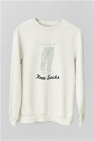 Arctic Monkeys Keep Calm And Listen To Arctic Monkeys Beyaz Unisex Sweatshirt