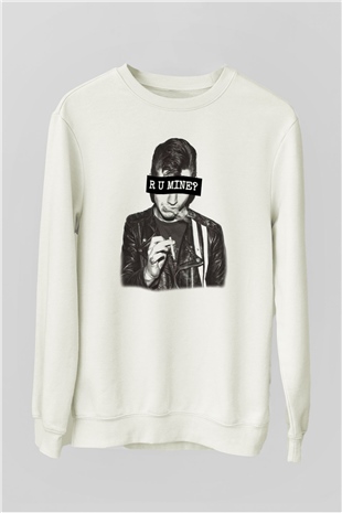 Arctic Monkeys R U Mine Anticipation Beyaz Unisex Sweatshirt