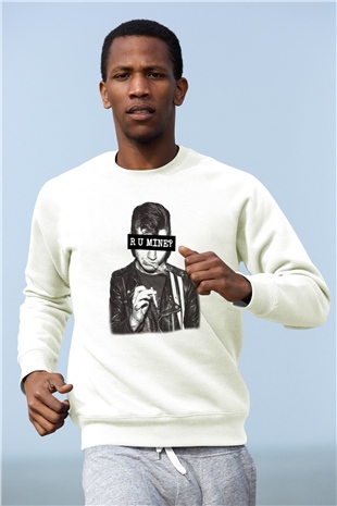 Arctic Monkeys R U Mine Anticipation Beyaz Unisex Sweatshirt