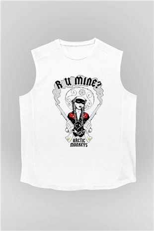 Arctic Monkeys R U Mine Beyaz Unisex Kolsuz Tişört