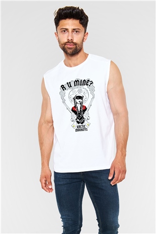Arctic Monkeys R U Mine Beyaz Unisex Kolsuz Tişört