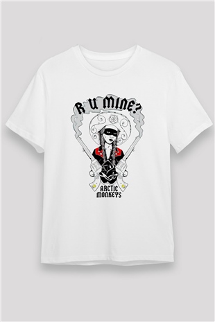 Arctic Monkeys R U Mine Beyaz Unisex Tişört T-Shirt - TişörtFabrikası