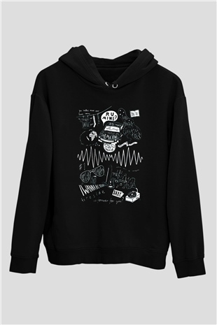 Arctic Monkeys R U Mine Siyah Unisex Kapüşonlu Sweatshirt