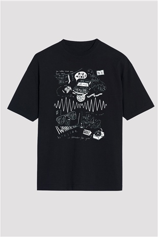 Arctic Monkeys R U Mine Siyah Oversize Tişört Oversize T-shirt - TişörtFabrikası