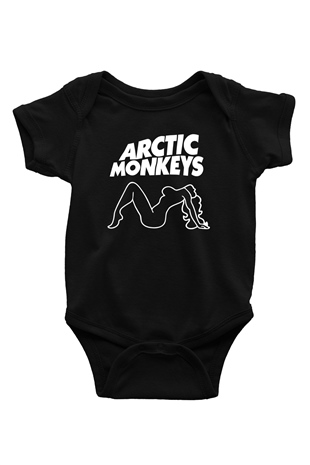 Arctic Monkeys Siyah Bebek Body - Zıbın