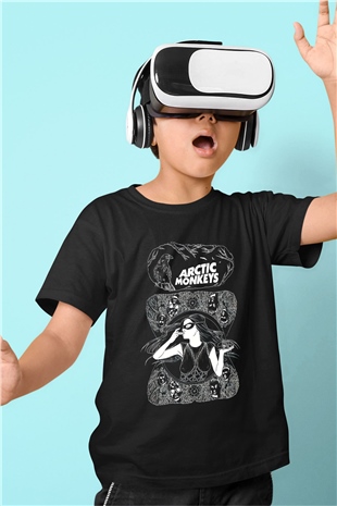 Arctic Monkeys Siyah Unisex Çocuk Tişört