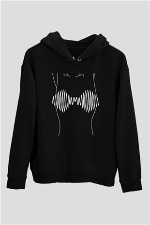 Arctic Monkeys Siyah Unisex Kapüşonlu Sweatshirt