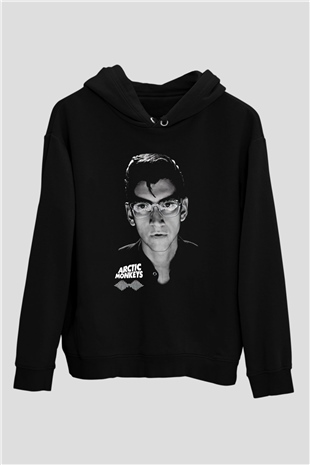 Arctic Monkeys Siyah Unisex Kapüşonlu Sweatshirt