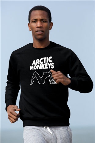 Arctic Monkeys Siyah Unisex Sweatshirt