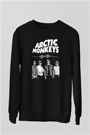 Arctic Monkeys Siyah Unisex Sweatshirt
