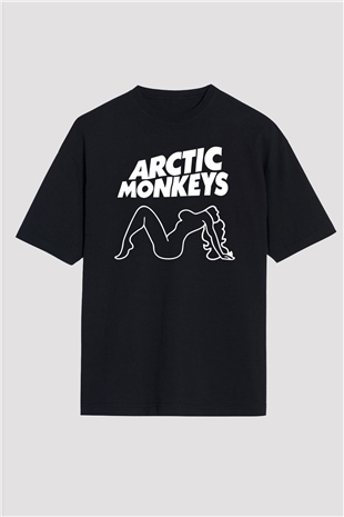 Arctic Monkeys Siyah Oversize Tişört Oversize T-shirt - TişörtFabrikası