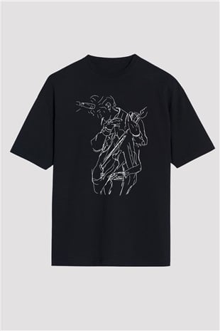 Arctic Monkeys Siyah Oversize Tişört Oversize T-shirt - TişörtFabrikası