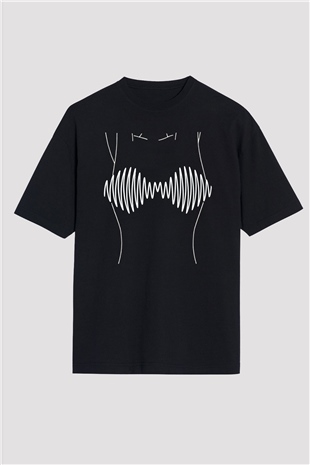 Arctic Monkeys Siyah Oversize Tişört Oversize T-shirt - TişörtFabrikası
