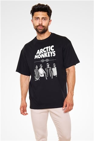 Arctic Monkeys Siyah Oversize Tişört Oversize T-shirt - TişörtFabrikası