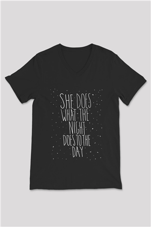 Arctic Monkeys Siyah Unisex V Yaka Tişört