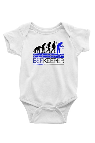 Arıcı Beyaz Bebek Body - Zıbın