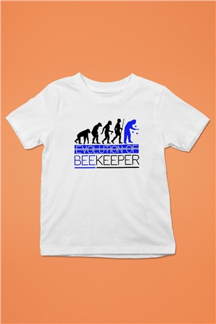 Arıcı Beyaz Unisex Çocuk Tişört