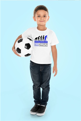 Arıcı Beyaz Unisex Çocuk Tişört