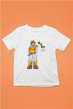 Arıcı Beyaz Unisex Çocuk Tişört