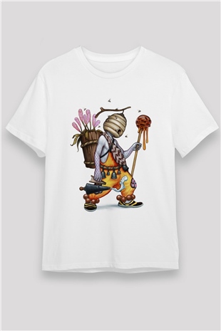 Arıcı Beyaz Unisex Tişört T-Shirt - TişörtFabrikası