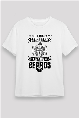 Arıcı Beyaz Unisex Tişört T-Shirt - TişörtFabrikası