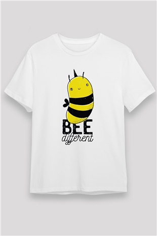 Arıcı Beyaz Unisex Tişört T-Shirt - TişörtFabrikası