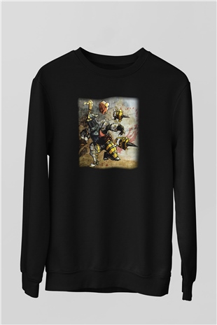 Arıcı Siyah Unisex Sweatshirt