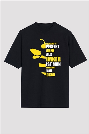Arıcı Siyah Oversize Tişört Oversize T-shirt - TişörtFabrikası