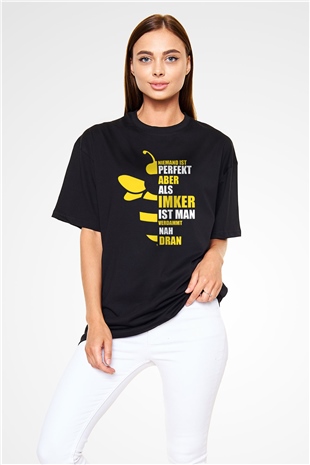 Arıcı Siyah Oversize Tişört Oversize T-shirt - TişörtFabrikası