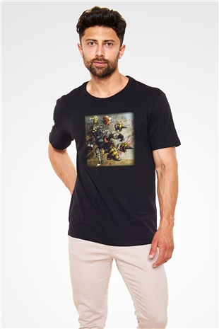Arıcı Siyah Unisex Tişört T-Shirt - TişörtFabrikası