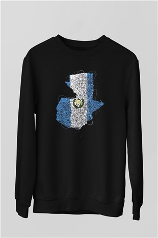 Arjantin Siyah Unisex Sweatshirt