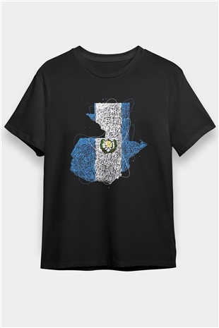 Arjantin Siyah Unisex Tişört T-Shirt - TişörtFabrikası