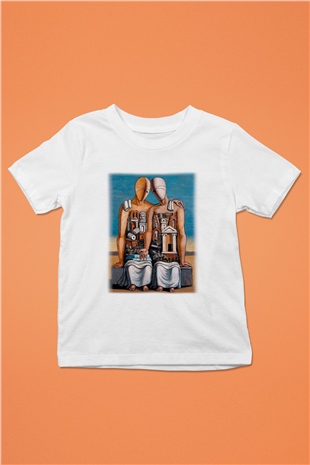 Arkeolog Baskılı Beyaz Unisex Çocuk Tişört